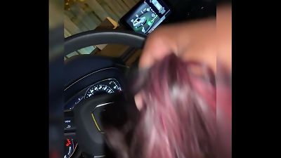 punk girl begs to get face boned by black jizz-shotgun