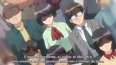 pummeling with super-hot and busty bitches on the train