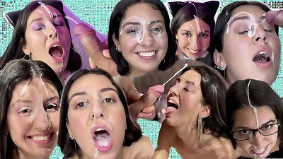 big cum shot Compilation - Facials - jizz in throat - jizz swallowing