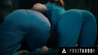 unspoiled TABOO 3-Titted devil Ashley Lane Breastfeeds Nurse Anna Claire Clouds! CREEPY HORROR porn 3-WAY