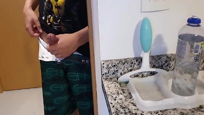 manager munched me in the kitchen