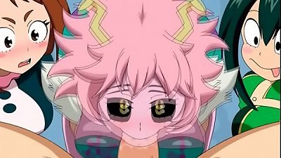 My Hero Academia Hentai&colon; Ashido Mina oral job