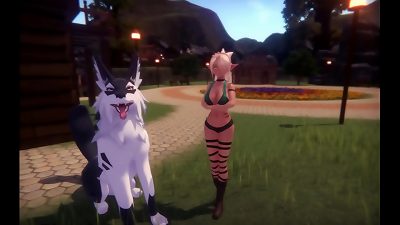 Monster lady Island [Monthly anime porn game choice] Ep.10 saving the cute catgirl from falling