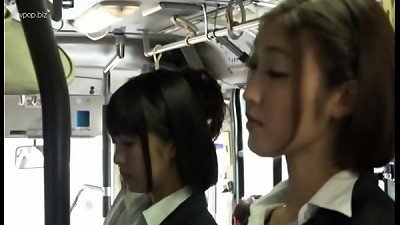 japanese lezzies in bus