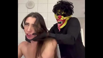 Gibby The Clown conforming Severe Backshots To white whore While Her beau Is toying Fortnite