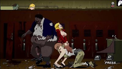 | Escape from zombie U | woman educator with giant orbs and perfect donk gets her butt-hole pulverized by long firm stiffys of badass monsters to get creampied and gets her humid pussy slurped | anime porn Gameplay |