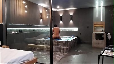 I caught my stepmother in the hotel bath