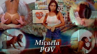 supah mega-bitch 18 yr old teen gives a deep throat and pulverizes doggie