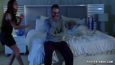 new foster dauther Vanna Bardot gets a super-hot pound punishment from her foster father Calvin Hardy after defying some new house rules.