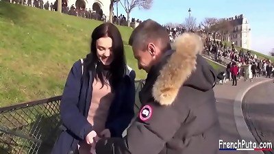 â­FrenchPuta.comâ­teen bi-atch from Paris want giant lollipop in butt