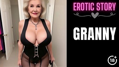 [GRANNY Story] Elevator sex with a crazy GILF Part 1