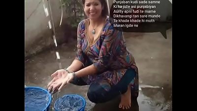 Punjabi moms wants to group-fucked and saying sloppy language