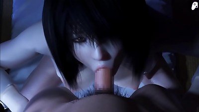 (4K) The ghost of a chinese chick with a huge butt wants to ravage in sofa a long shaft that ejaculates inwards her repeatedly | manga porn 3 dimensional
